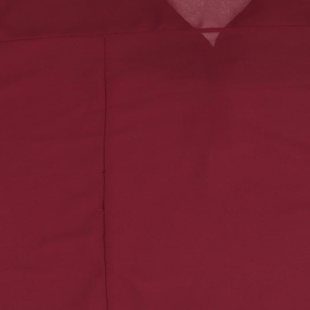 Preworn Womens Red Basic Blouse Size 2XL