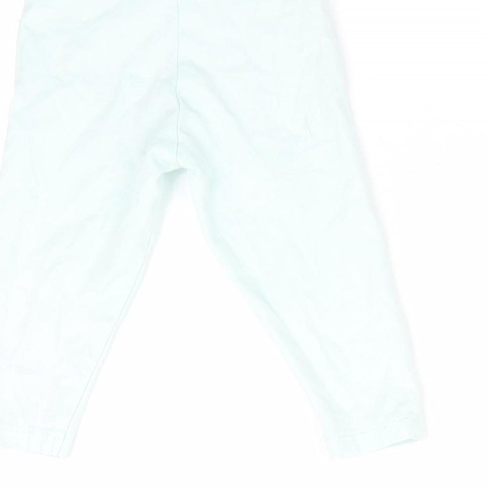 F&F Girls Green Jogger Leggings Size 3-6 Months - Mint Green