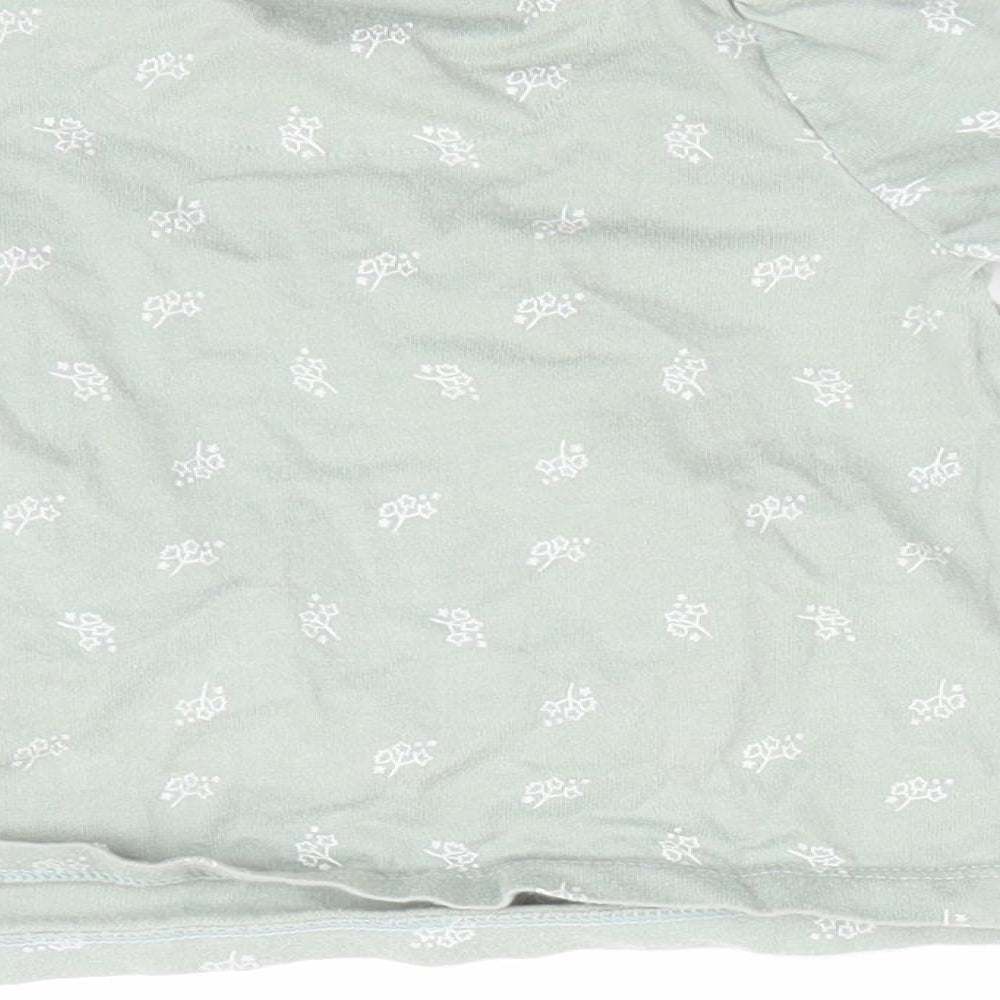 Nutmeg Girls Green Floral Fit & Flare Size 0-3 Months