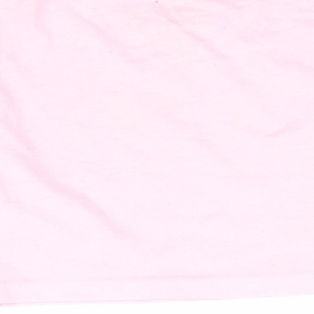 Primark Girls Pink Basic T-Shirt Size 0-3 Months - Smile