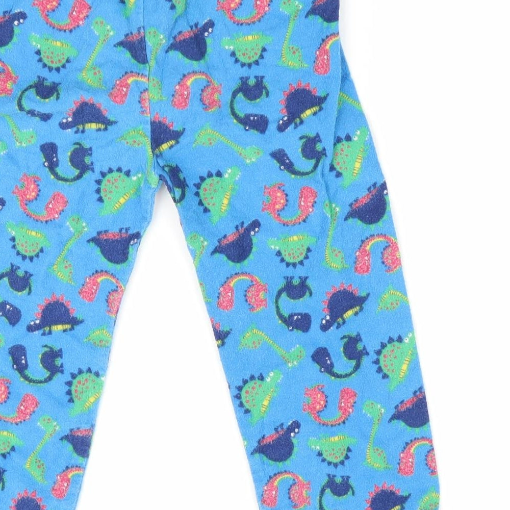 Primark Rebel by Primark Boys Blue Animal Print Pyjama Pants Size 2-3 Years - Dinasour Print