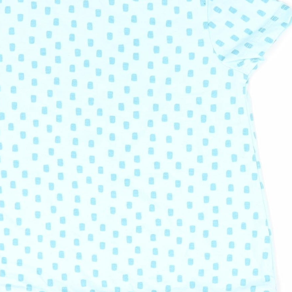 George Girls Blue Geometric A-Line Size 9-12 Months