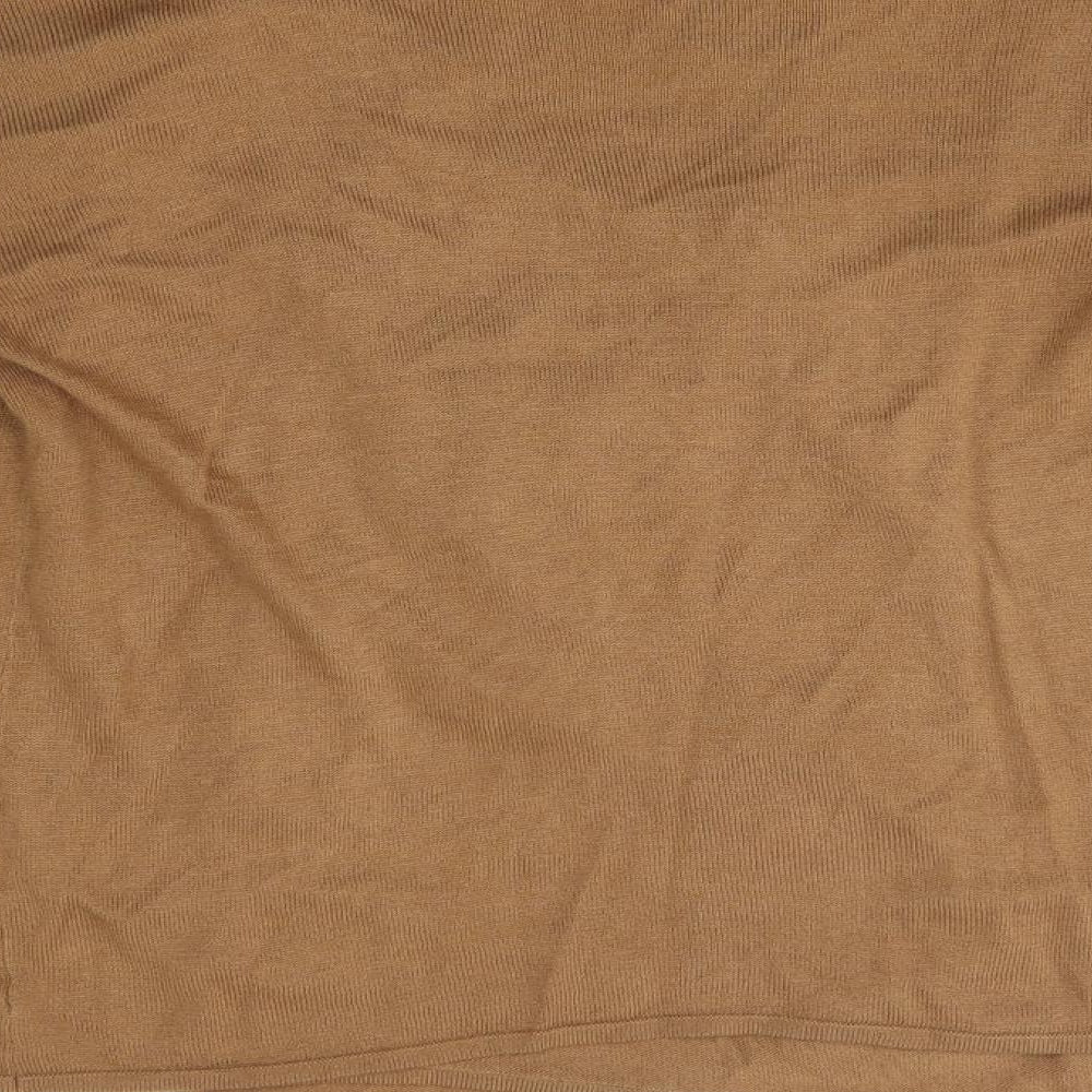 H&M Womens Brown Cardigan Jumper Size XS