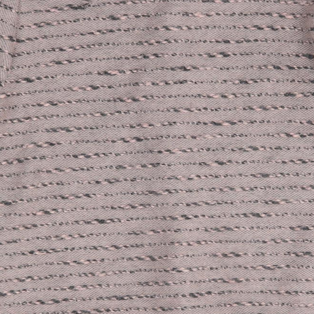 az Womens Pink Striped Cardigan Jumper One Size