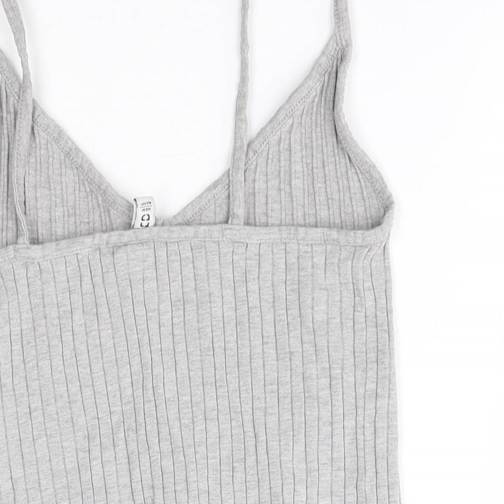 H&M Womens Grey Tunic Jumper Size S