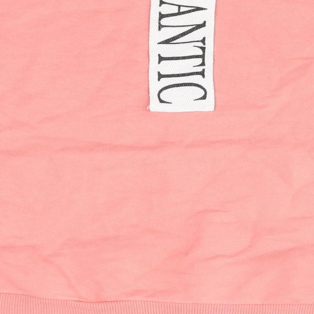 Topshop Womens Pink Pullover Jumper Size 6