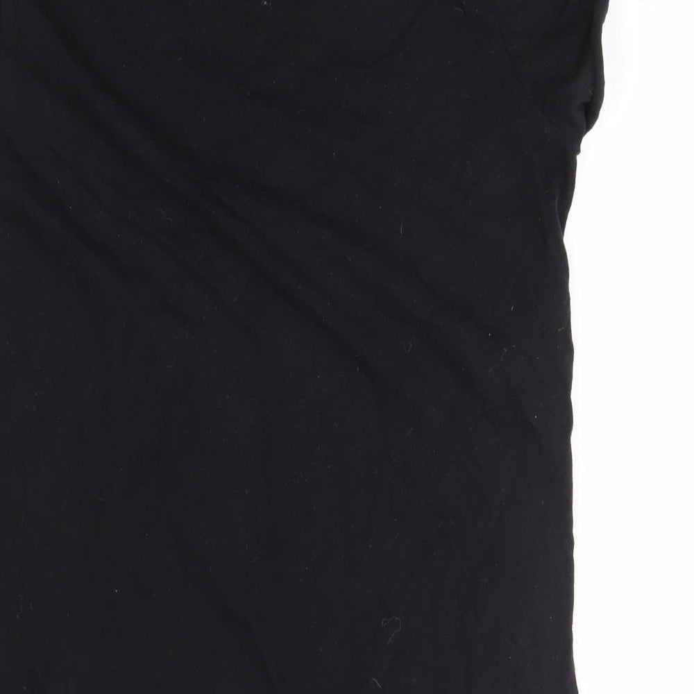 ASOS Womens Black Basic T-Shirt Size 4 - female forever