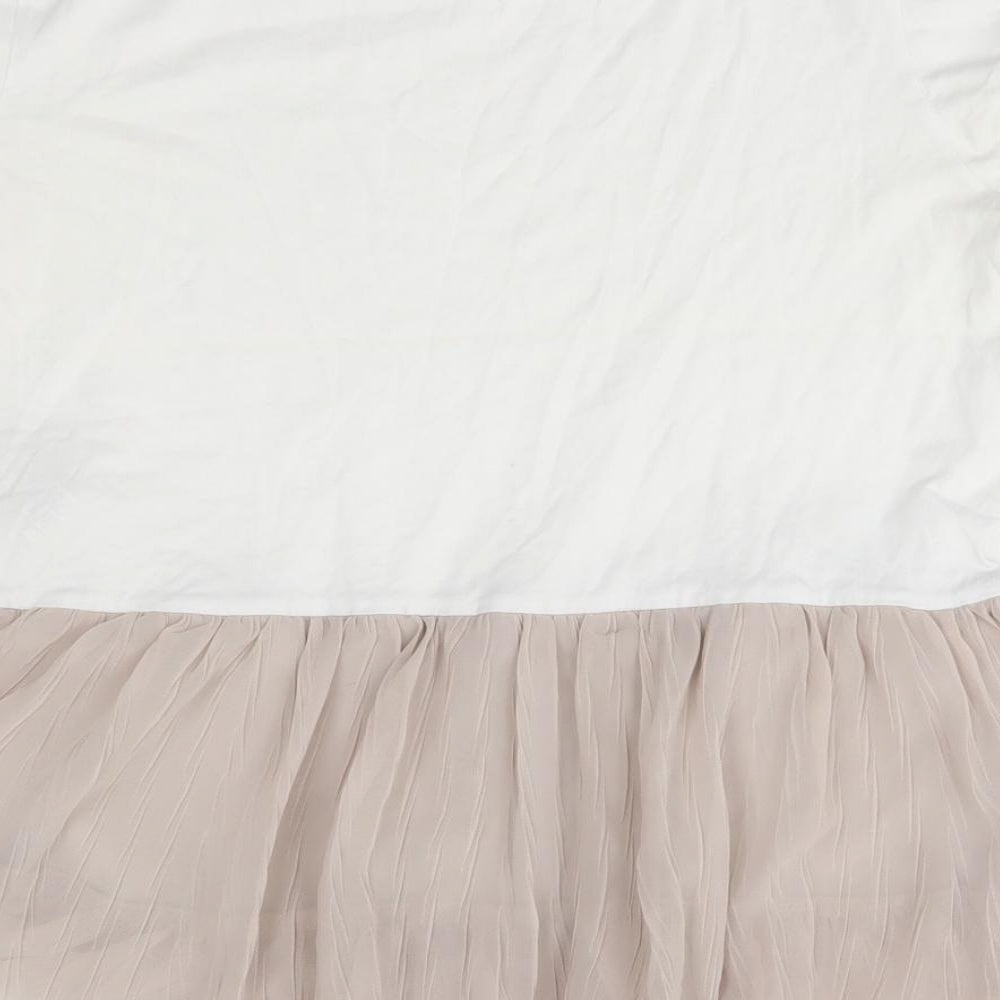 Zara Womens White Basic Blouse Size S