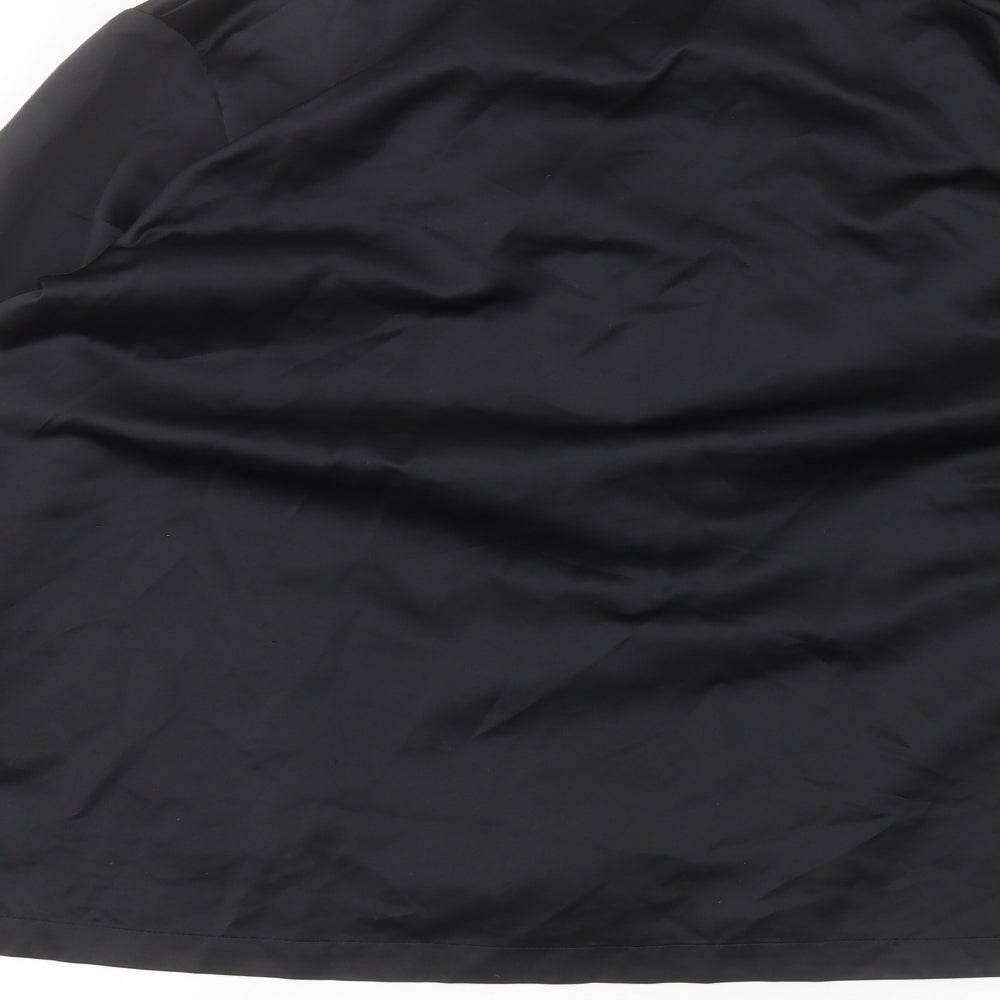 Boux Avenue Womens Black Basic Button-Up Size 12