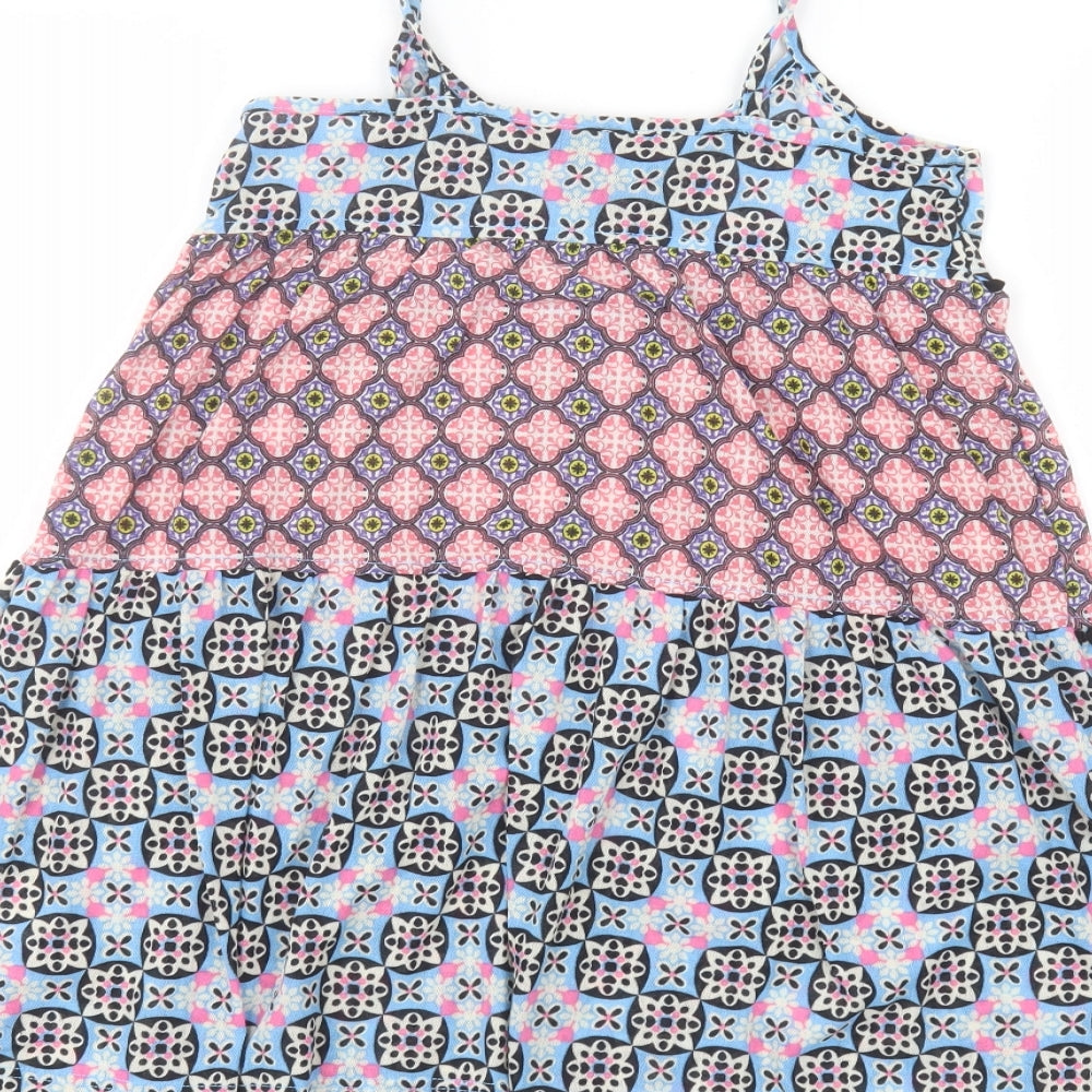 Topshop Womens Blue Basic Blouse Size 4