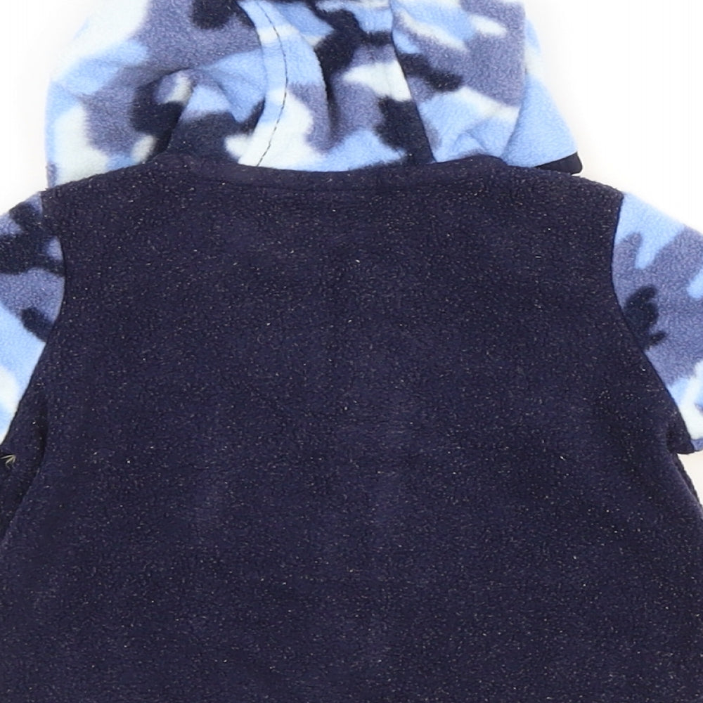 Gap Baby Blue Camouflage Basic Jacket Jacket Size 0-3 Months