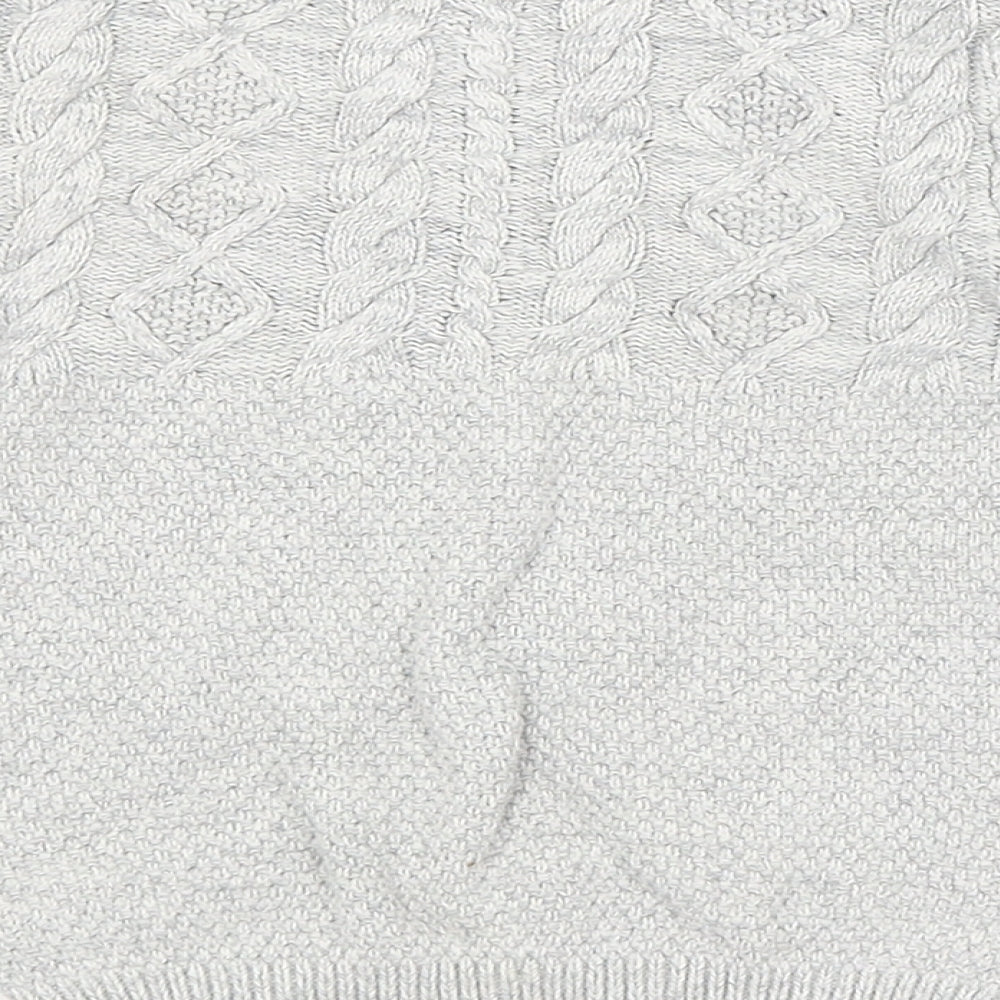 F&F Baby Grey Argyle/Diamond Pullover Jumper Size 9-12 Months