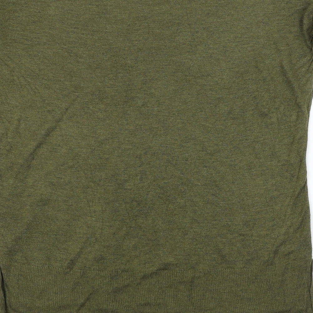 H&M Womens Green Pullover Jumper Size S