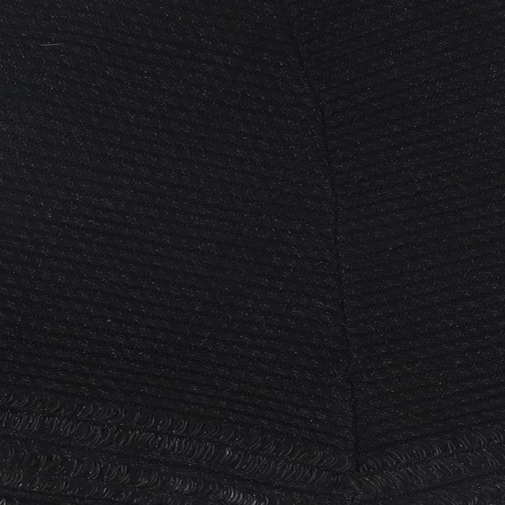 Rare Womens Black Basic Blouse One Size