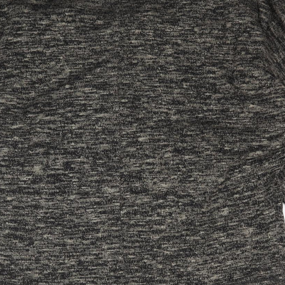 Max Studio Womens Multicoloured Basic T-Shirt Size L - Batwing