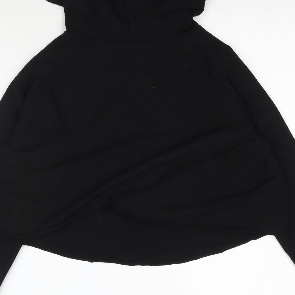 Just Cool Womens Black Pullover Hoodie Size XS