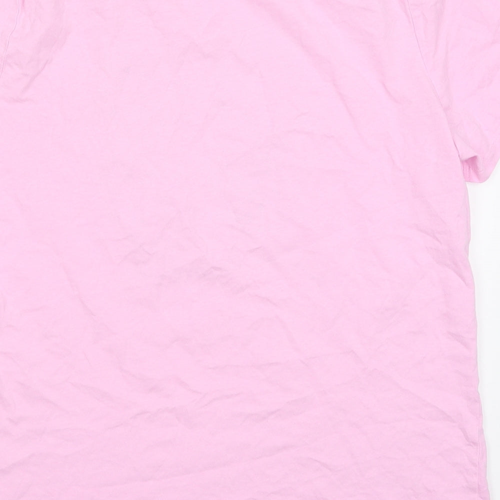 New Look Womens Pink Solid Top Pyjama Top Size 14 - J'adore