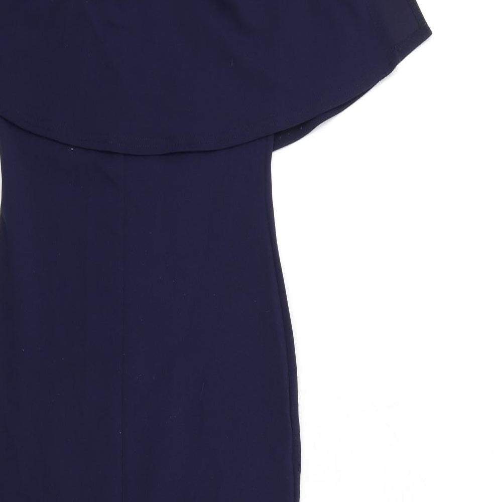 PRETTYLITTLETHING Womens Blue Bodycon Size 6
