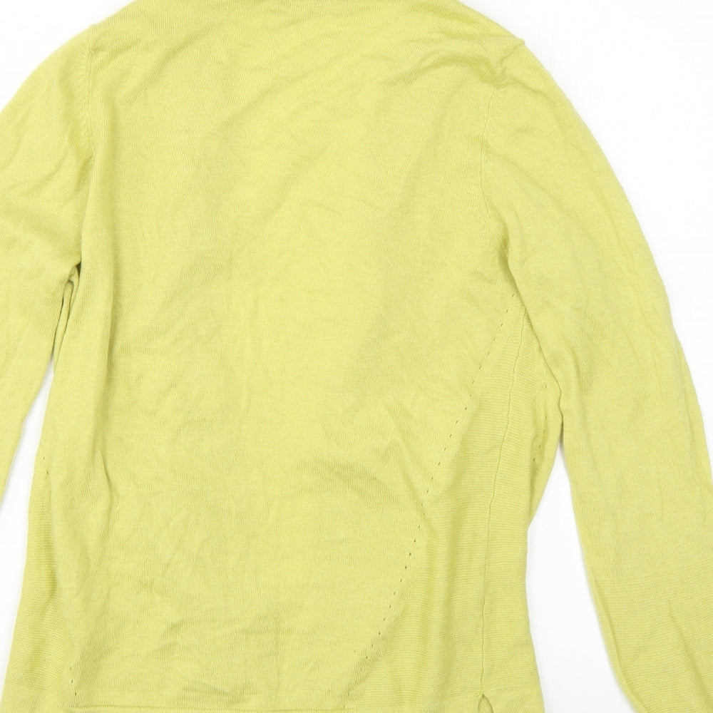 Marks & Spencer Womens Green Cardigan Jumper Size 8