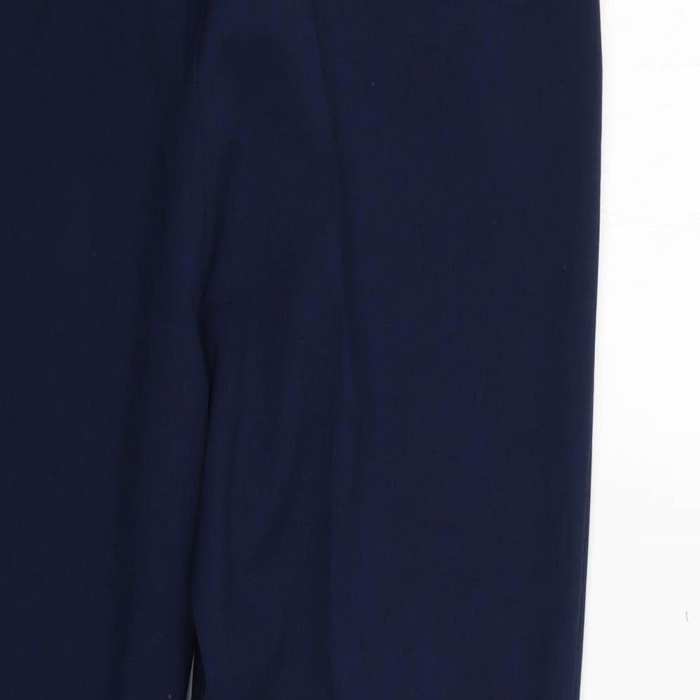 quiosque Womens Blue Trousers Size 14 L27 in