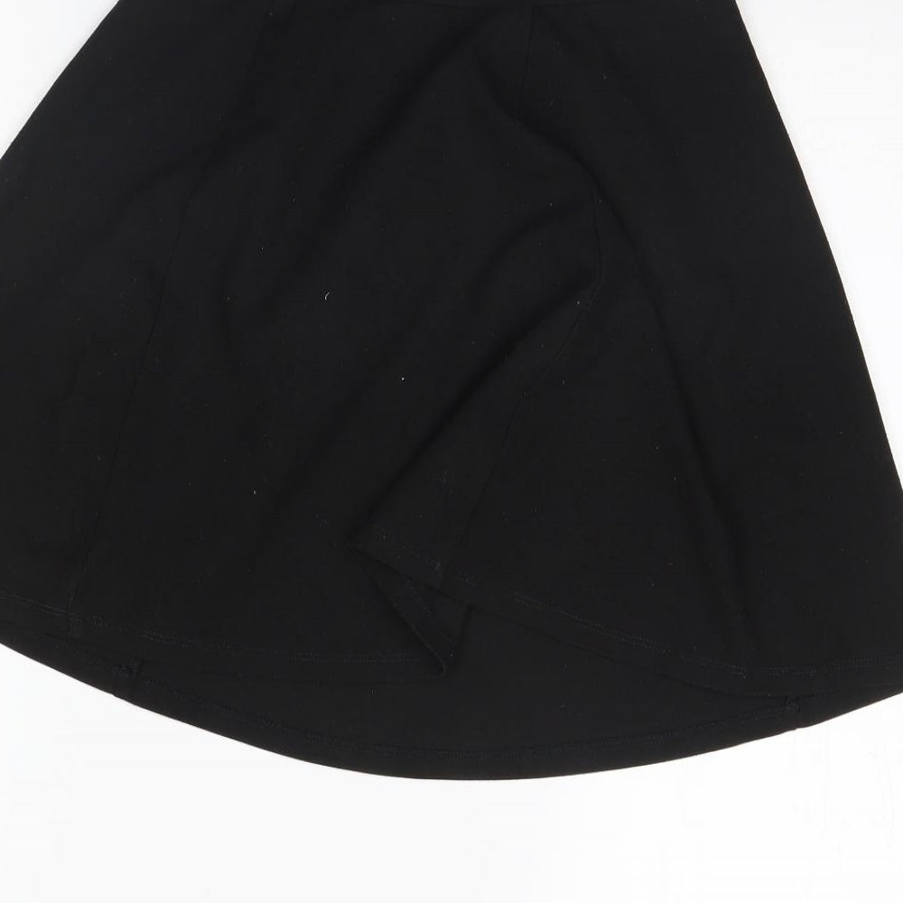 George Girls Black Flare Skirt Size 11 Years