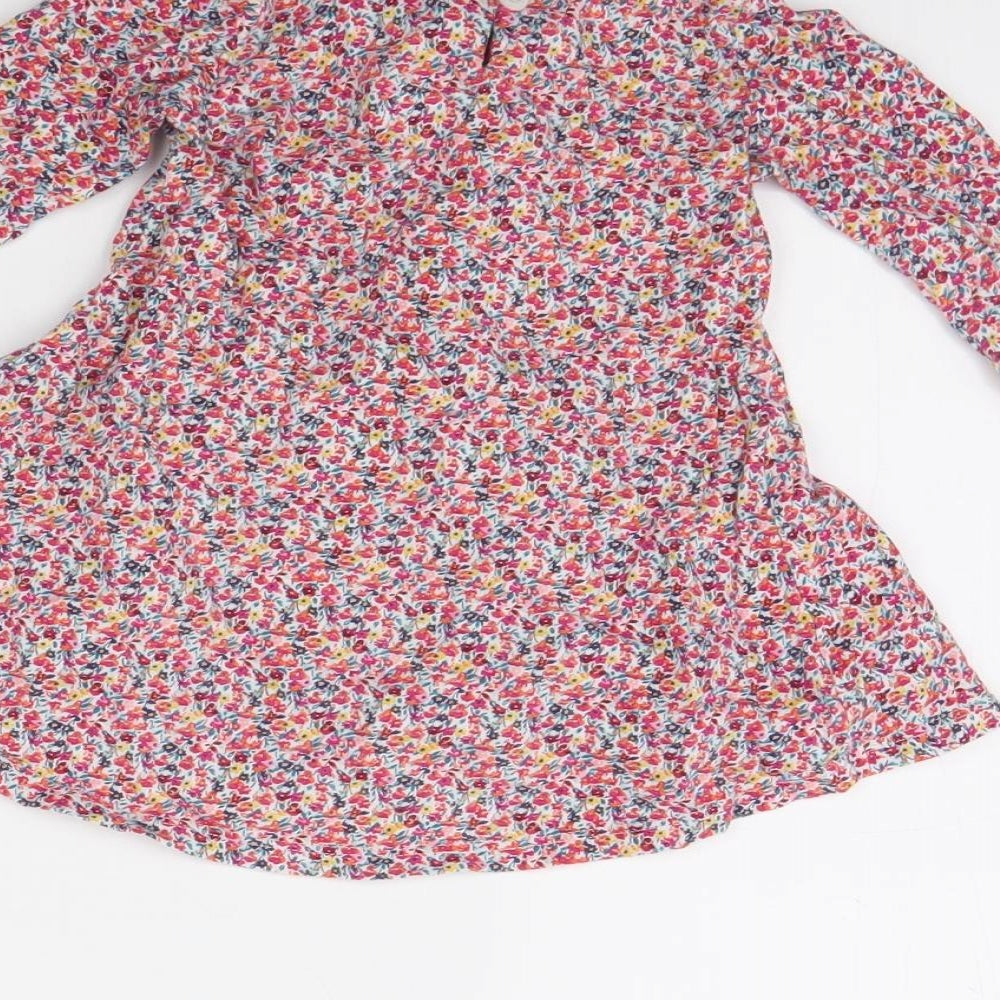 NEXT Girls Red Floral Fit & Flare Size 12 Months