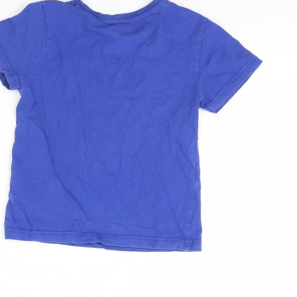 Primark Boys Blue Basic T-Shirt Size 4 Years - Super hero