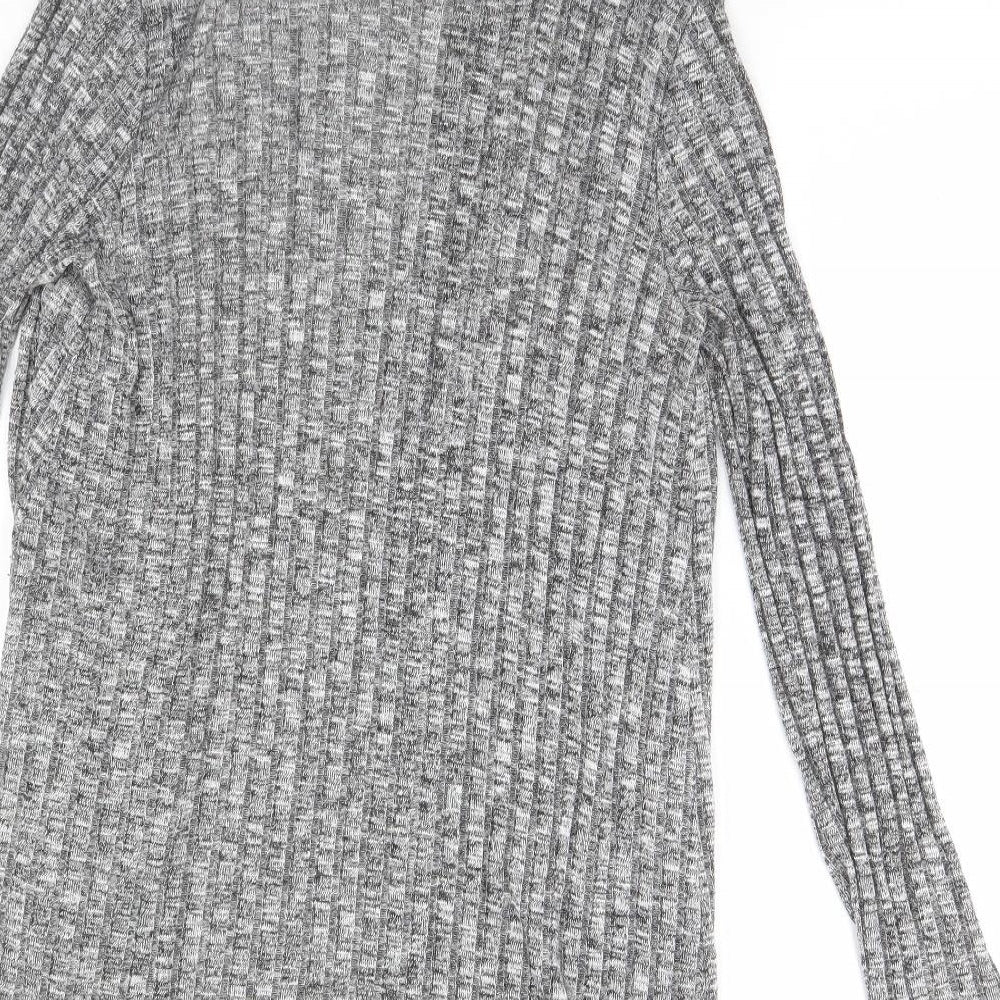 FOREVER 21 Womens Grey Cardigan Jumper Size M
