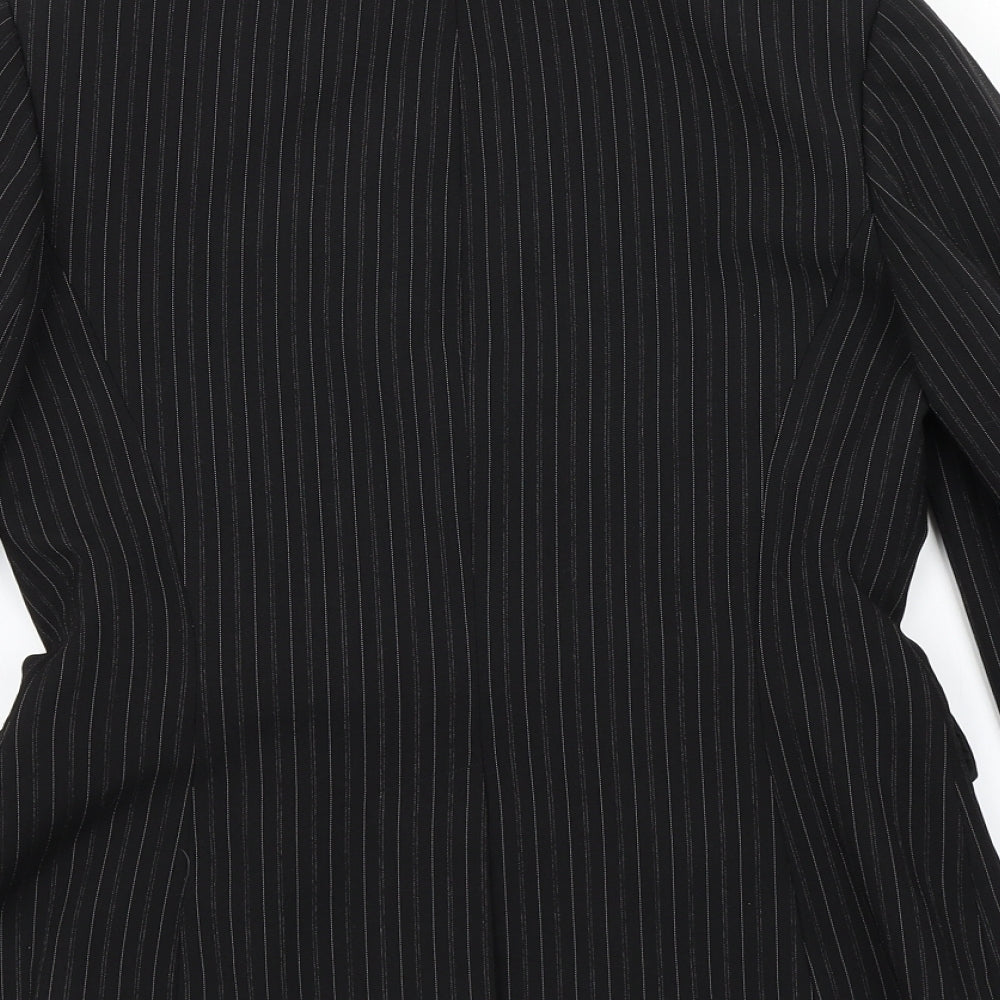 Dorothy Perkins Womens Black Striped Jacket Blazer Size 8