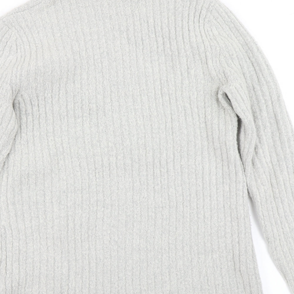 Papaya Womens Grey Knit Pullover Jumper Size M