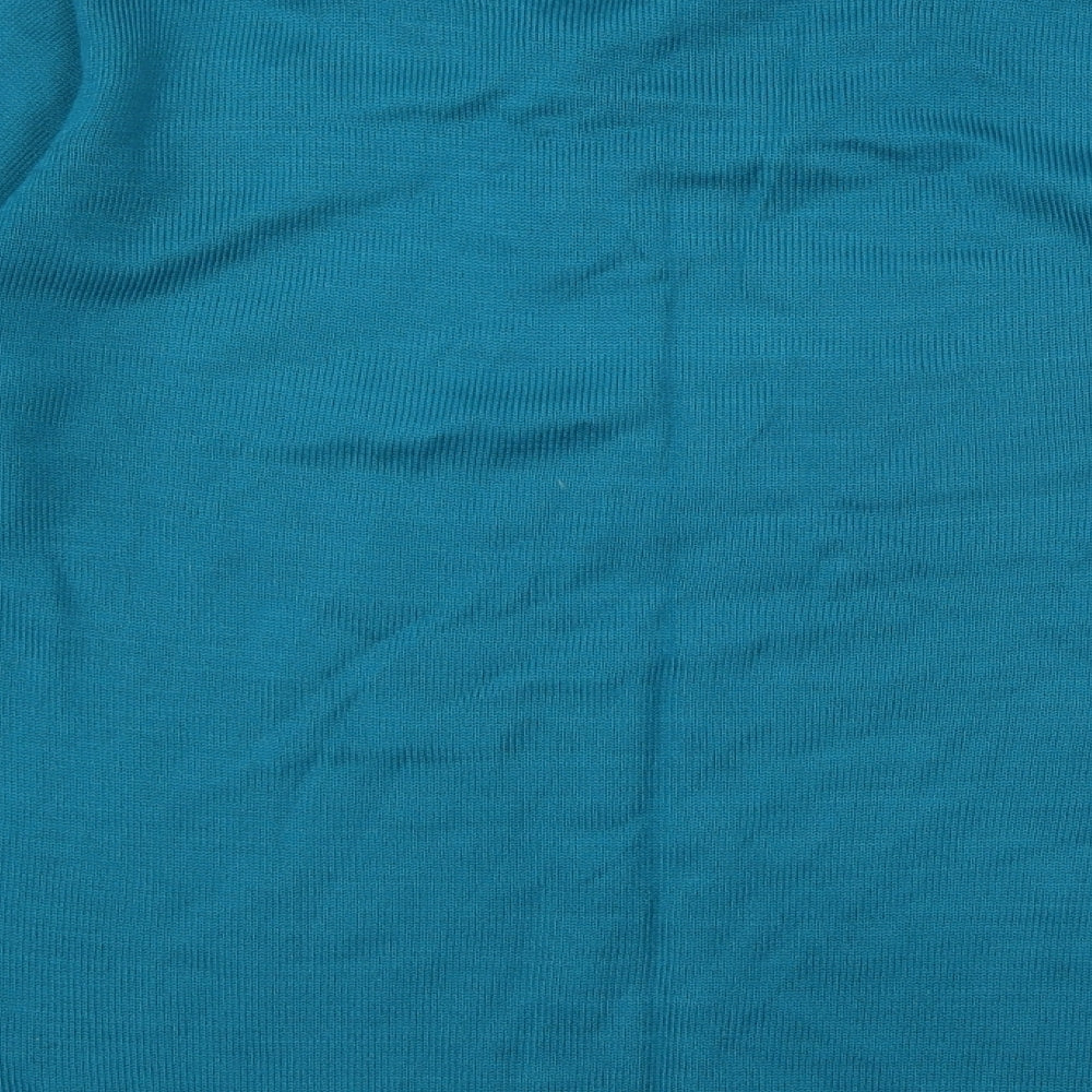 Alexara Womens Blue Knit Pullover Jumper Size M