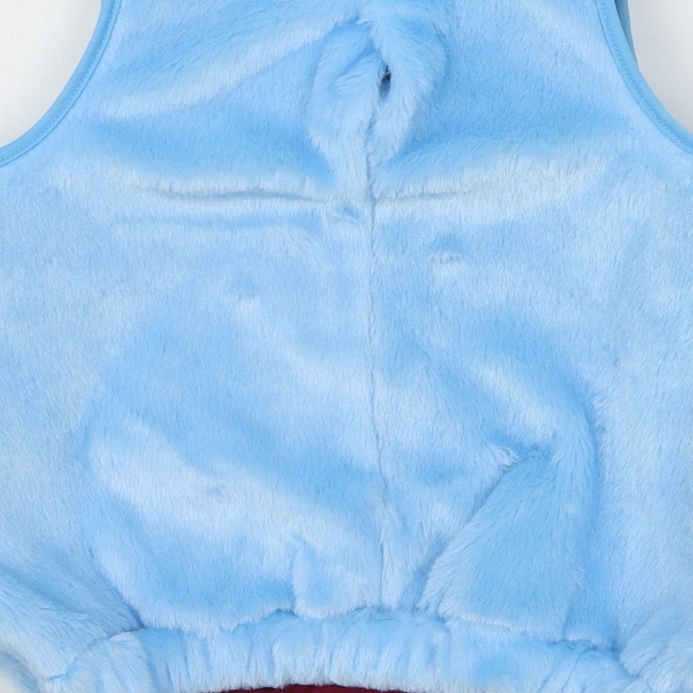 George Baby Blue Geometric Babydoll One Piece One Size - Monster Fancy Dress