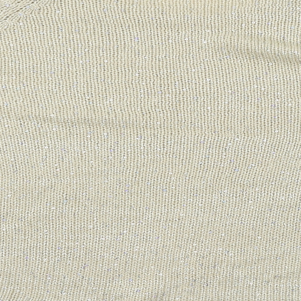 Marks & Spencer Womens Ivory Knit Pullover Jumper Size S