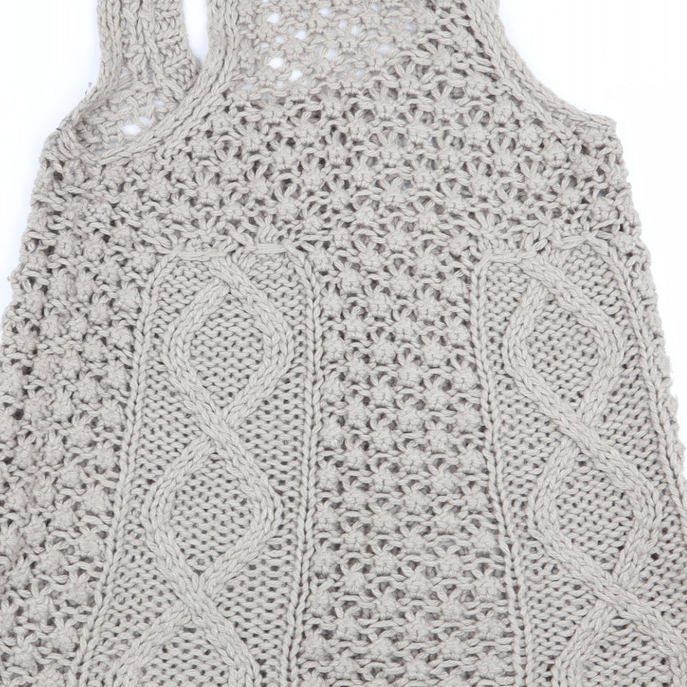 AX Paris Womens Beige Pullover Jumper Size M