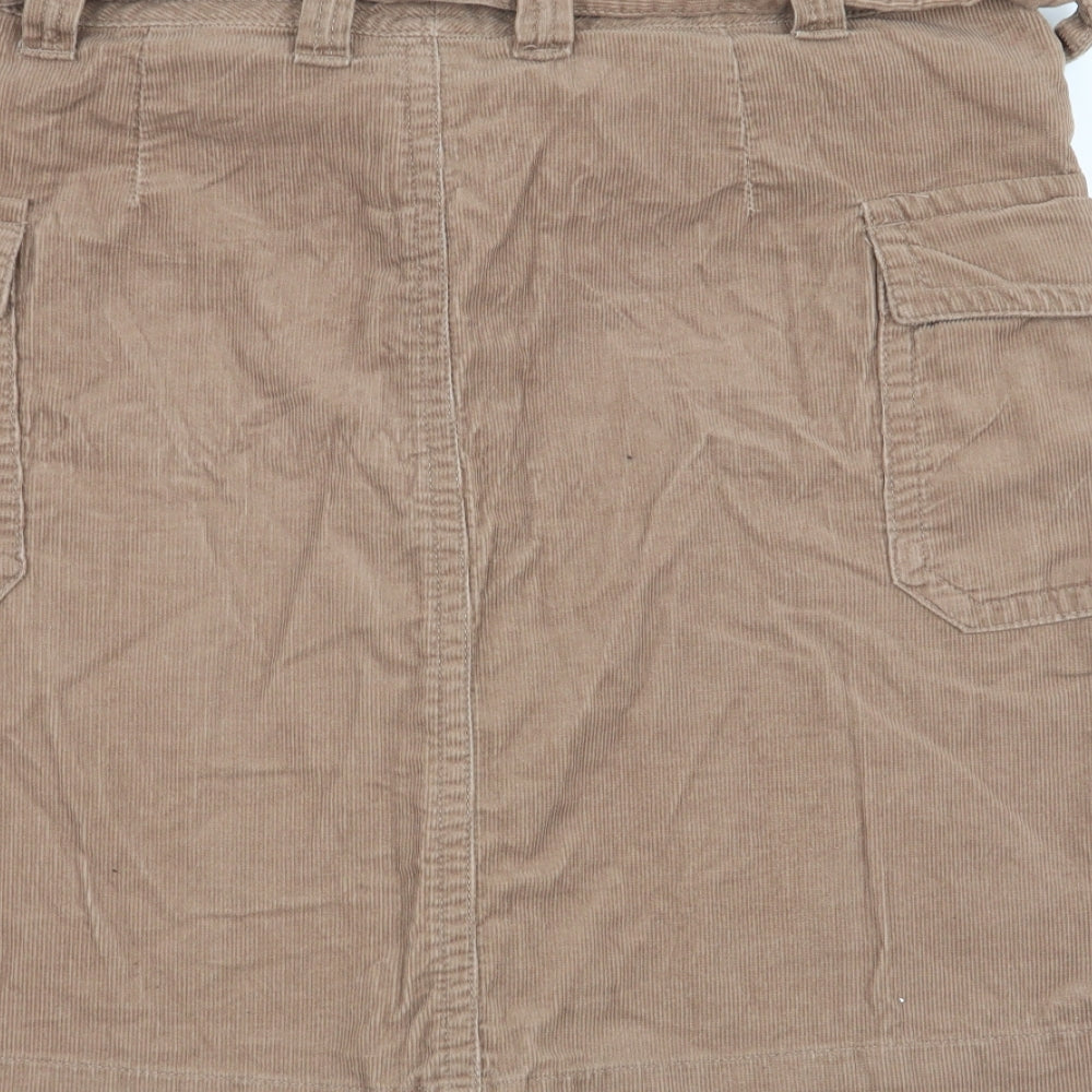 Old Navy Womens Brown Flare Skirt Size 6