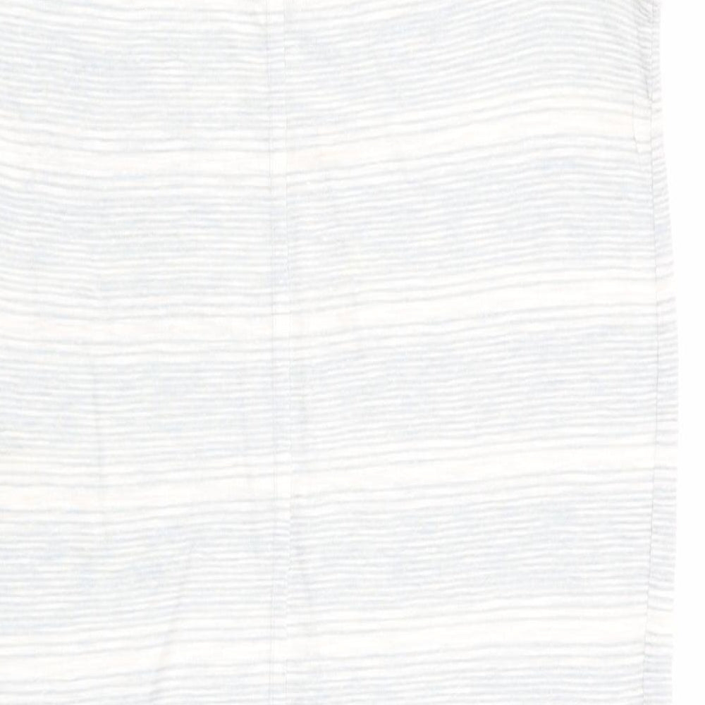 NEXT Womens Multicoloured Striped Basic T-Shirt Size 10
