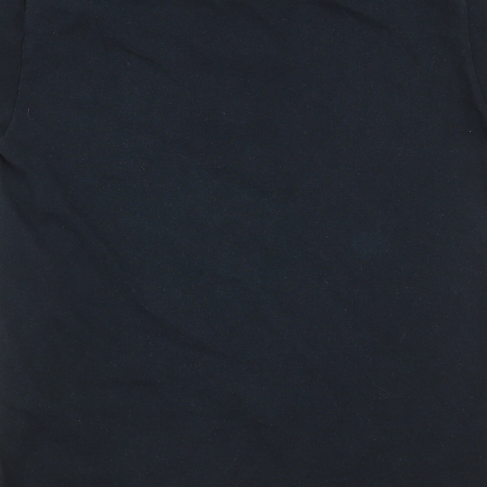 Gildan Mens Black T-Shirt Size S