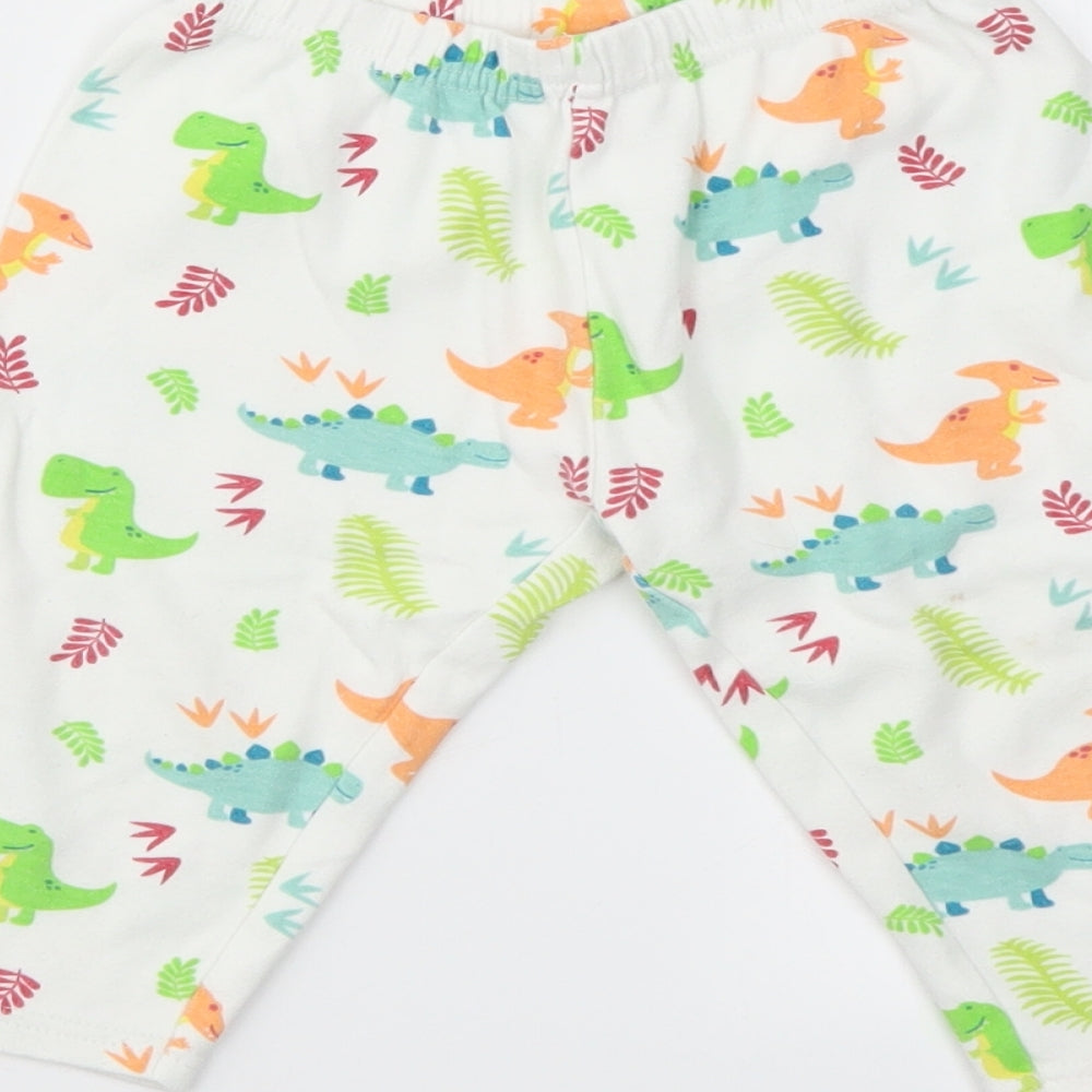 Preworn Baby Multicoloured Animal Print Capri Pyjama Set Size 12-18 Months
