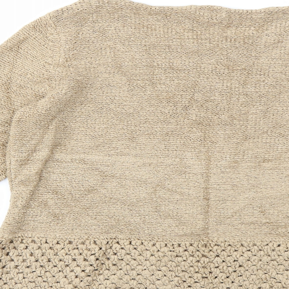 Marks & Spencer Womens Beige Pullover Jumper Size L