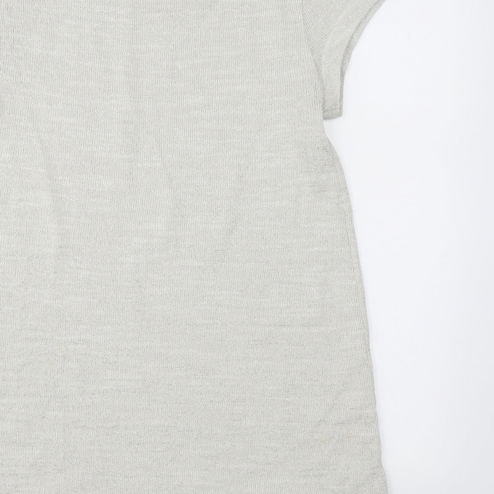 NEXT Womens Grey Basic T-Shirt Size 10