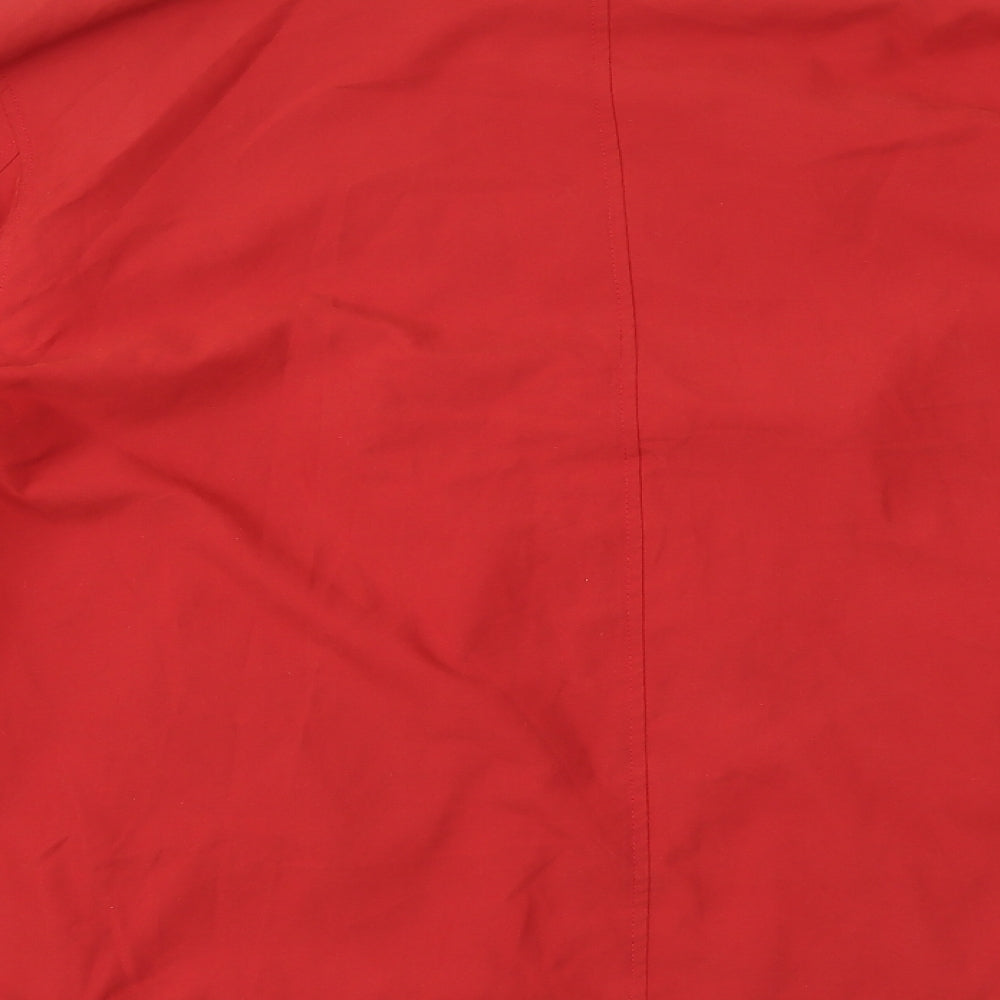 BUSH Womens Red Jacket Coat Size 46