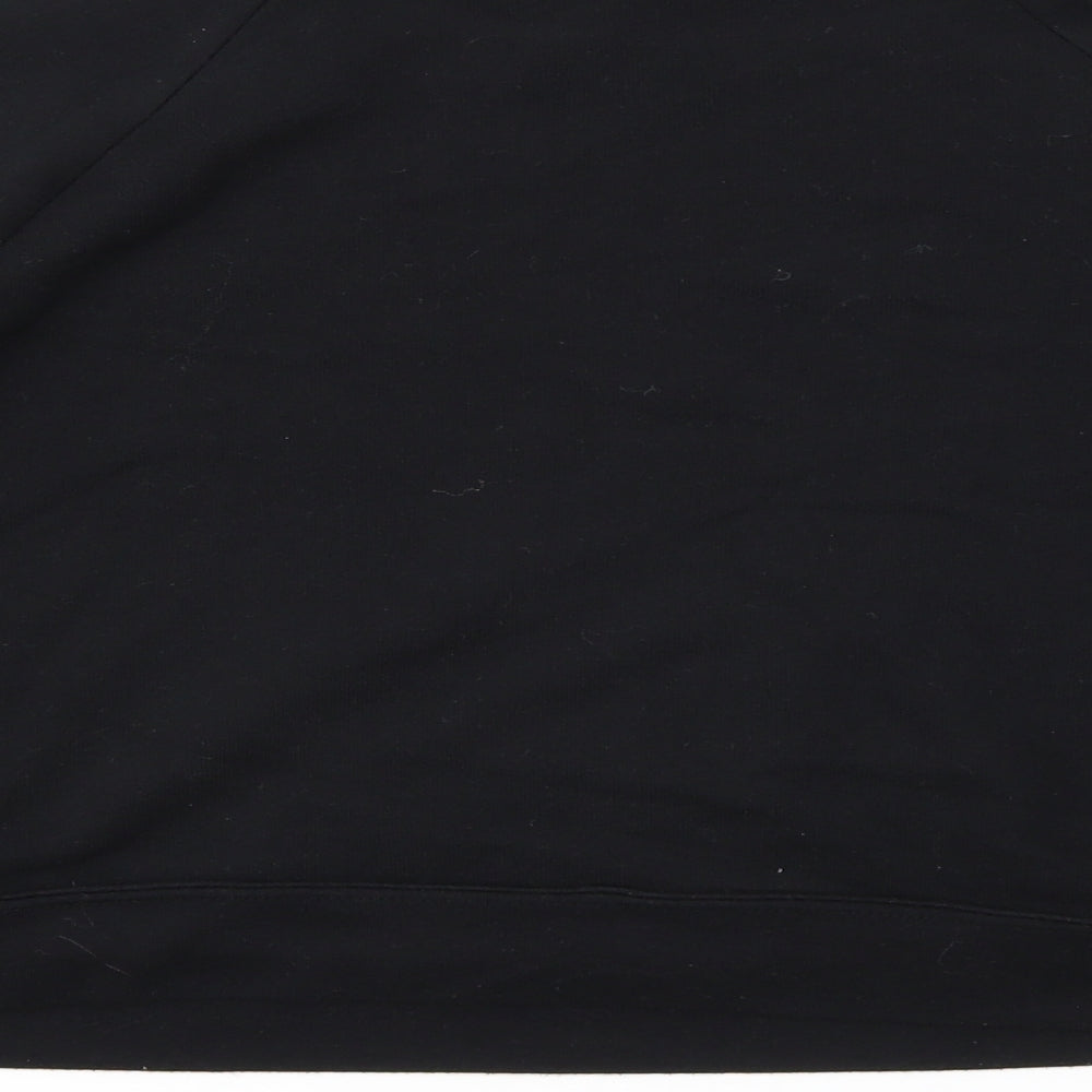 Preworn Womens Black Geometric Pullover Sweatshirt Size M