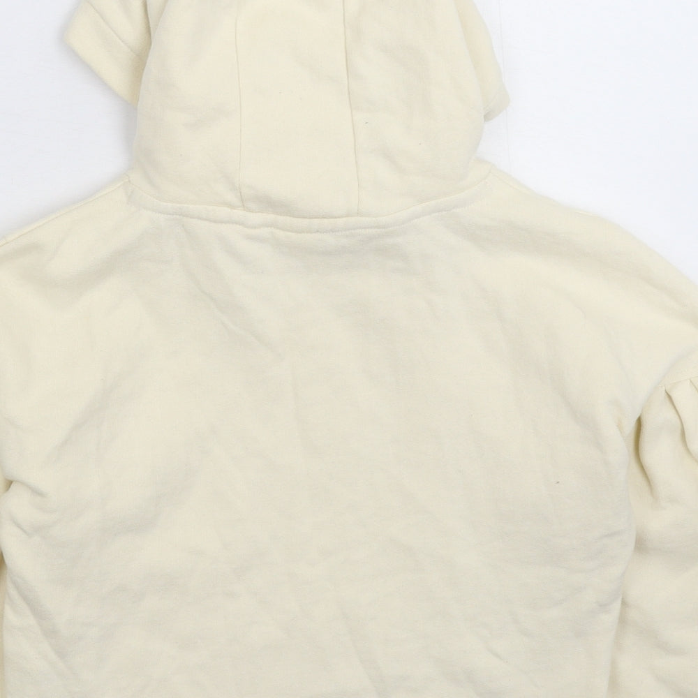 NEXT Girls White Pullover Hoodie Size 9 Years