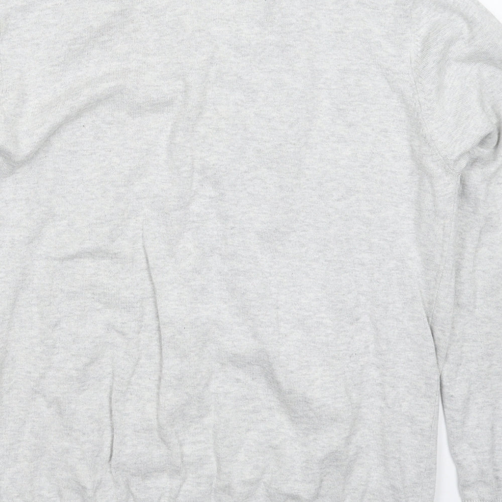Outrage Mens Grey Knit Pullover Jumper Size L