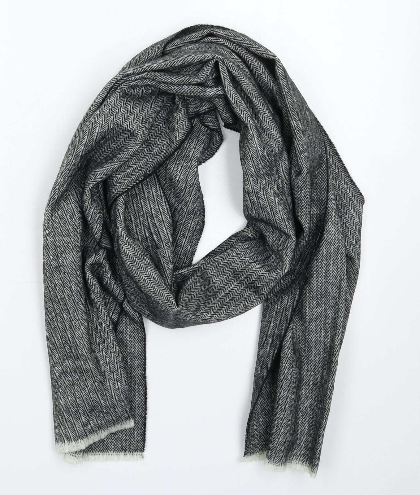 Burton Mens Grey Knit Scarf One Size