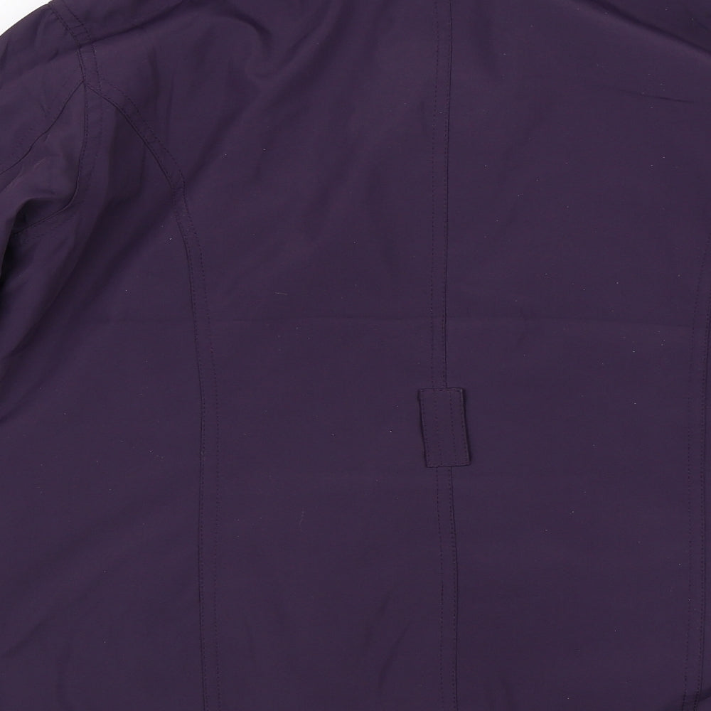Smart Woman Womens Purple Jacket Coat Size M
