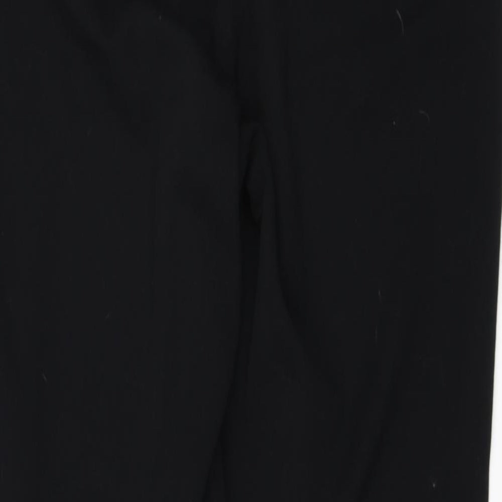 Marks and Spencer Womens Black Trousers Size 14 L30 in