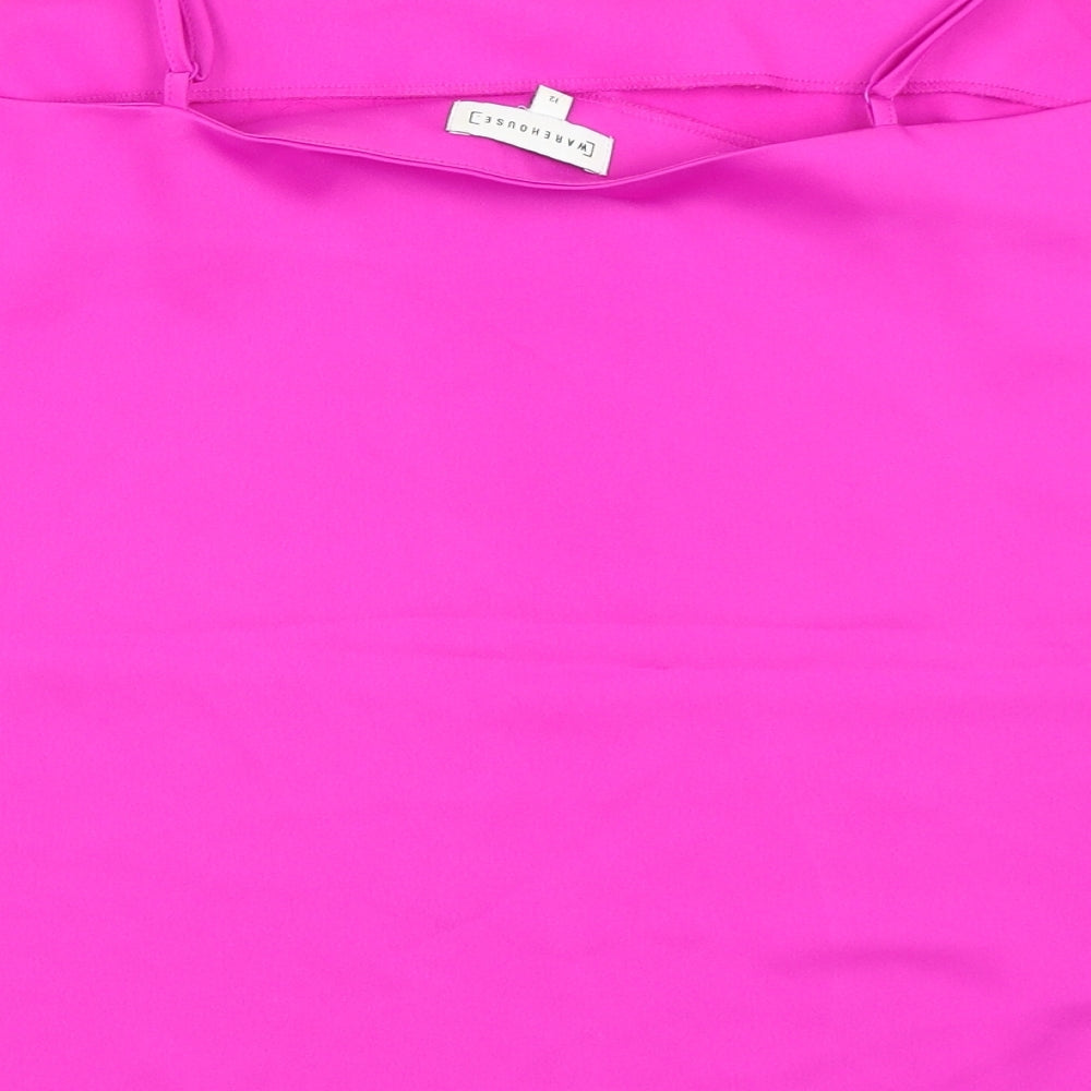 Warehouse Womens Purple Basic Tank Size 12
