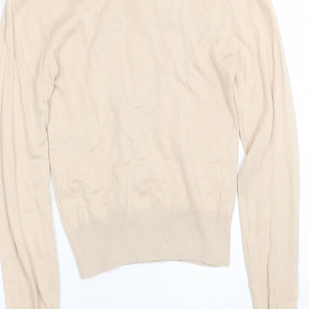 Untold Womens Beige Cardigan Jumper Size 8