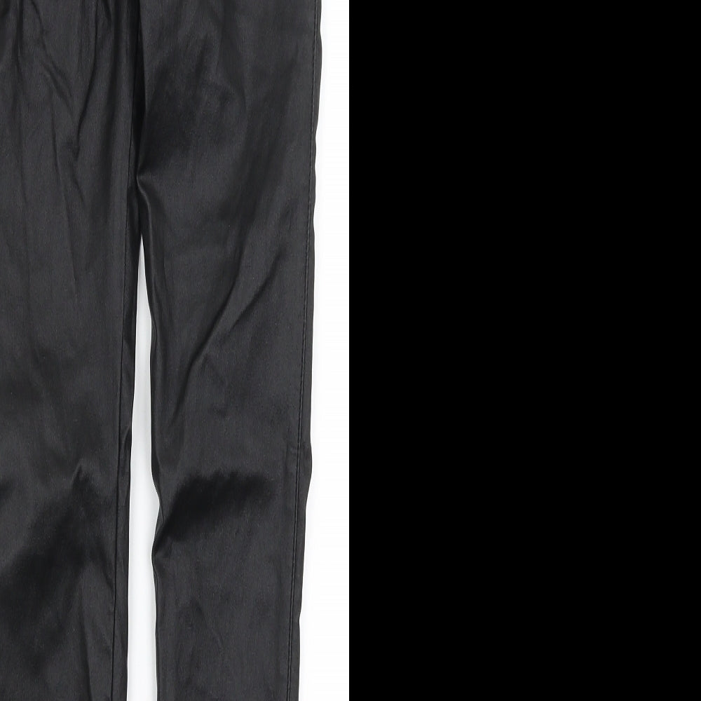 Missguided Womens Black Trousers Size 6 L29 in